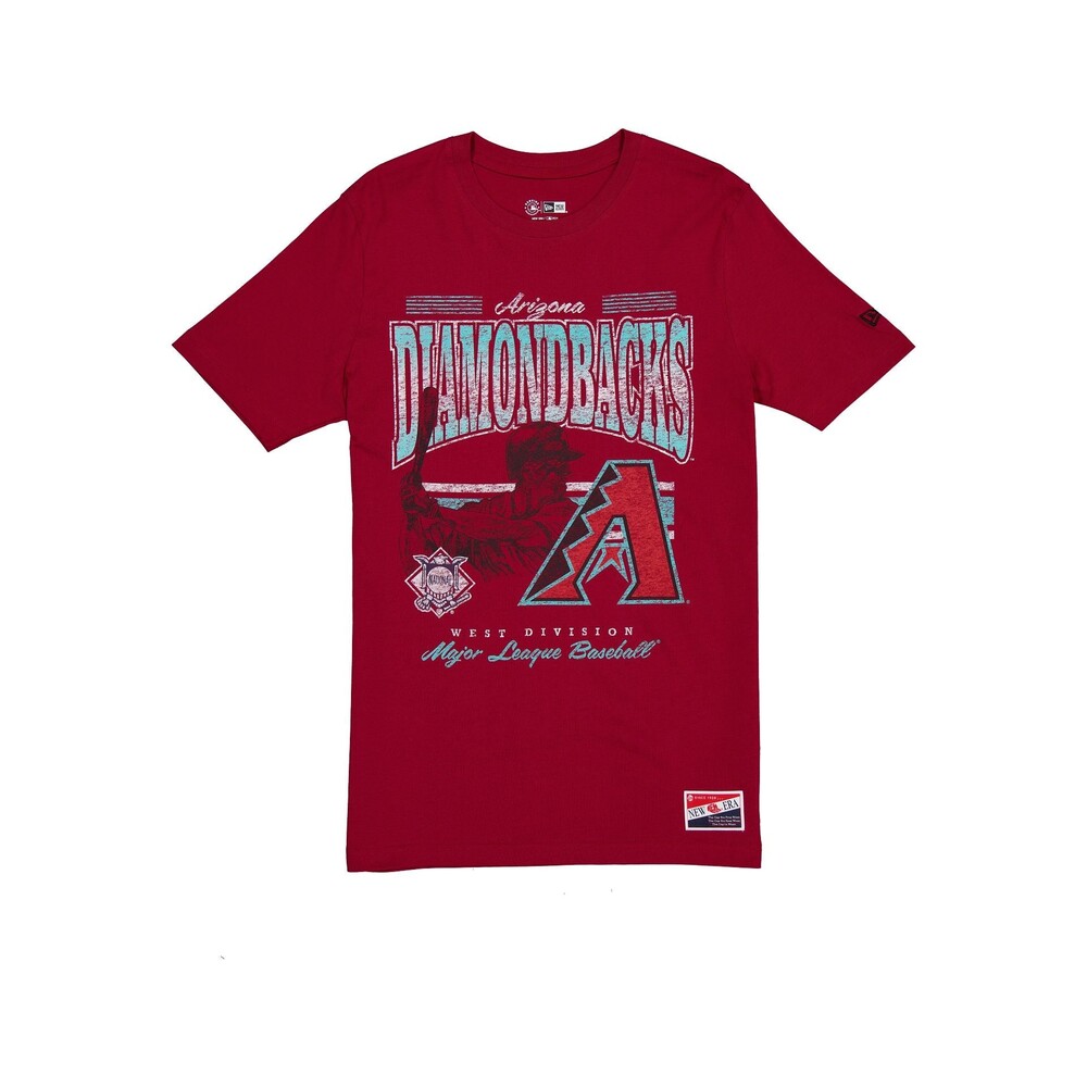 New Era Arizona Diamondbacks Throwback Distress T-Shirt - Size M
